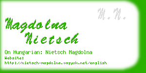 magdolna nietsch business card